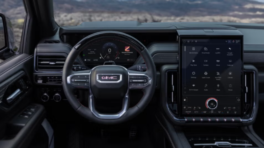 2025 GMC Yukon Interior Enhancements and New Infotainment Display